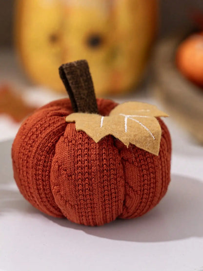 Rynx | 1PC Home ornaments Thanksgiving Harvest Festival knitted pumpkin can be used as ornaments, banners, pennants, and flags