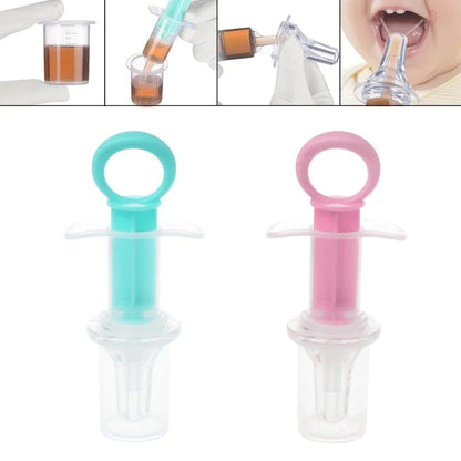 Rynx | Smart Medicine Dispenser for Baby and Kids - Needle Feeder Squeeze Medicine Dropper Pacifier - JuceFeeding Utensil Baby Accessory