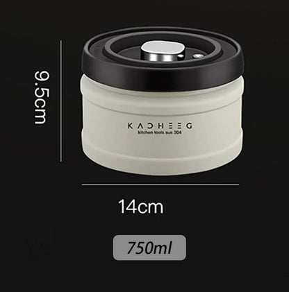 Rynx | Premium Stainless Steel Coffee Storage Container Set with CO2 Release Valve - Maximize Freshness & Kitchen Organization
