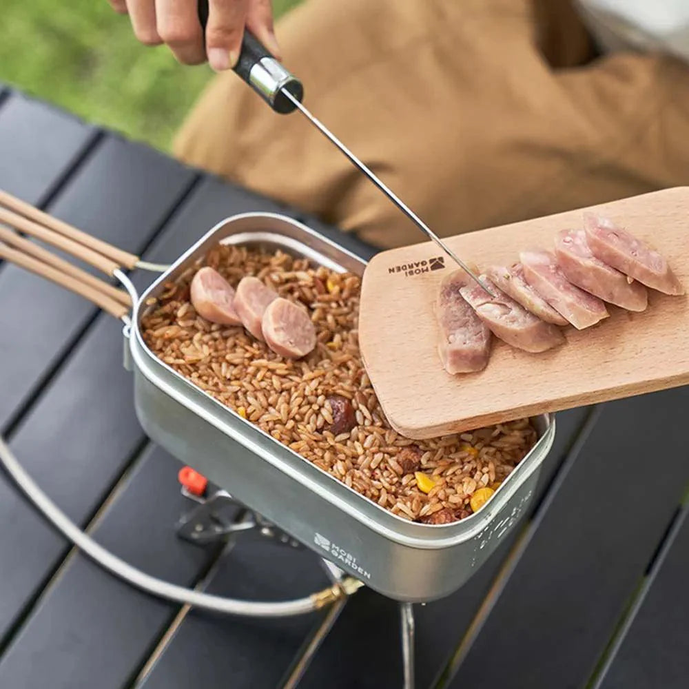 Rynx | Portable Aluminum Food Box for Culinary Adventures Outdoors