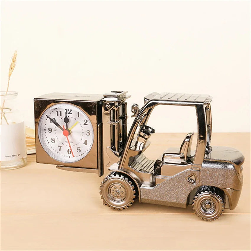 Rynx | Retro Forklift Unique Digital Clock