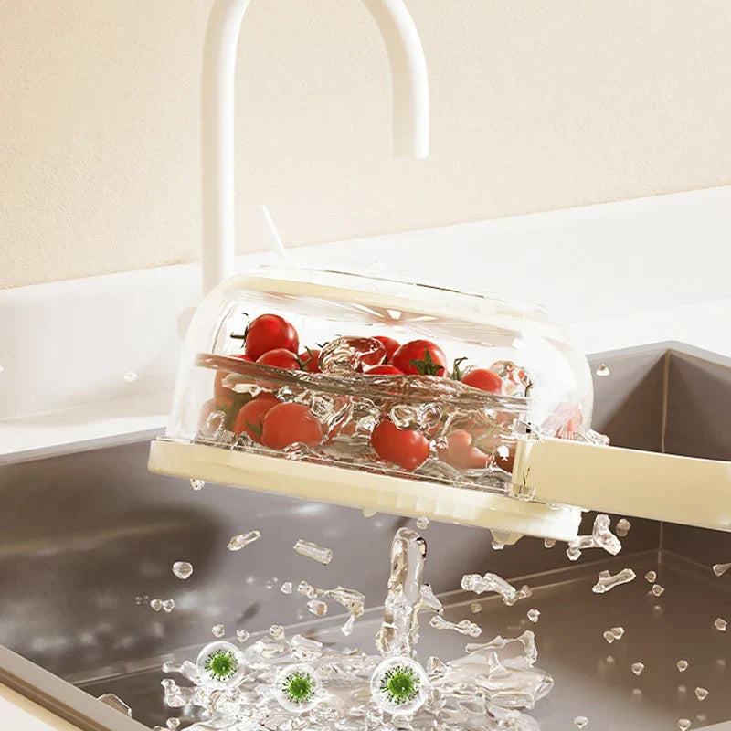 Rynx | Space Saving Vegetable Fruit Drainer Basket