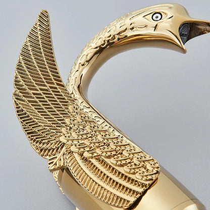 Rynx | Swan Single Handle Golden Basin Faucet