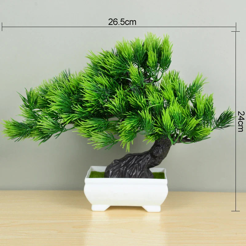 Rynx Artificial Plants Bonsai Small Tree Pot Fake Plant Flowers Potted Plants Ornaments For Home Room Table Decoration Hotel Garden Decor