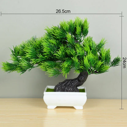 Rynx Artificial Plants Bonsai Small Tree Pot Fake Plant Flowers Potted Plants Ornaments For Home Room Table Decoration Hotel Garden Decor