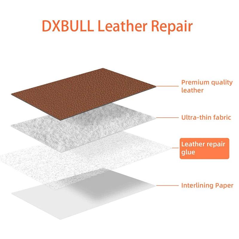 Rynx | Self-adhesive PU leather restoration patch for quick furniture and bag repairs