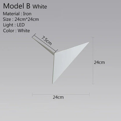 Rynx | Triangle Light - Minimalist LED Wall Lamp 3W | Indoor Lighting