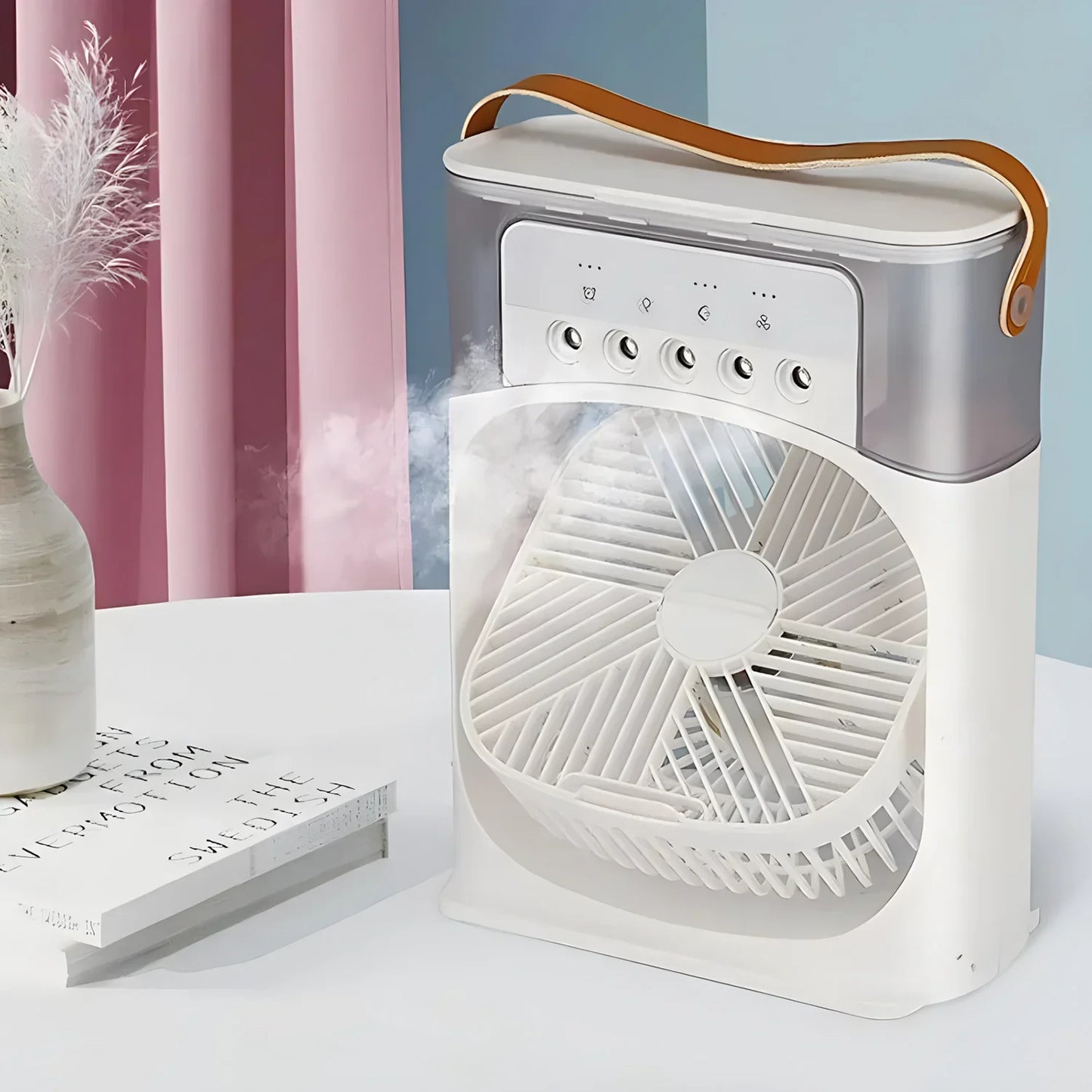 Rynx | AirCooler Pro 3-in-1 Fan, Air Conditioning and Humidifier with 7-Color LED Light