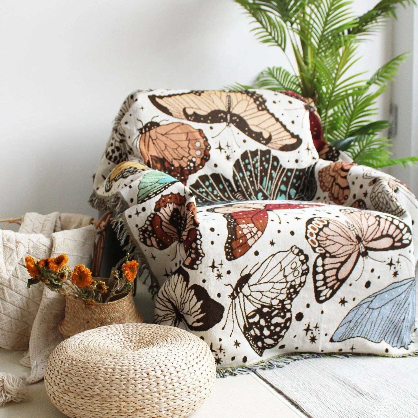 Rynx | Floral Garden Throw Blanket