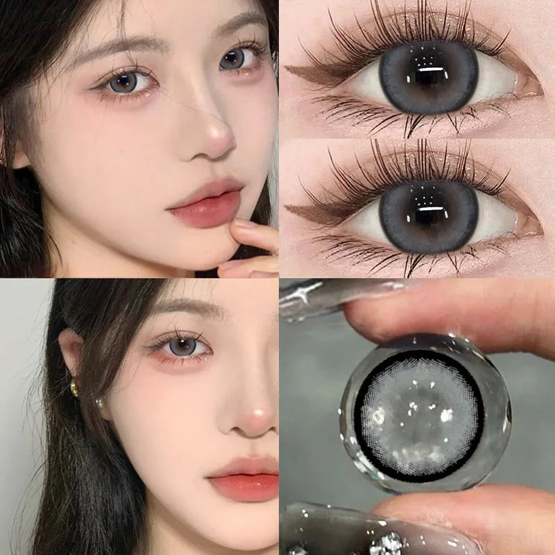 Rynx | 1Pair Myopia Colored Contact Lenses for Eyes Fashion High Quality Beauty Pupil Student Color Cosmetic