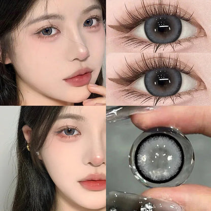 Rynx | 1Pair Myopia Colored Contact Lenses for Eyes Fashion High Quality Beauty Pupil Student Color Cosmetic
