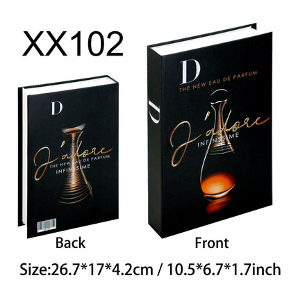 Rynx | Luxury Fake Books for Decor - Elegant Living Room Coffee Table Ornaments and Remote Control Storage Box