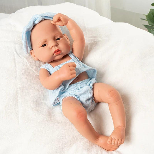 Rynx | 16-Inch Life-Like Reborn Baby Girl Doll - Realistic Full Vinyl Body with Outfit, Ideal for Gifts and Collectors