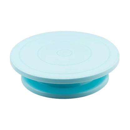 Rynx | Plastic Cake Turntable: Rotating Stable Stand for Baking Decoration - DIY Mold, Anti-Skid Round Cake Table