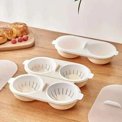 Rynx | Double Space Durable Microwave Egg Maker