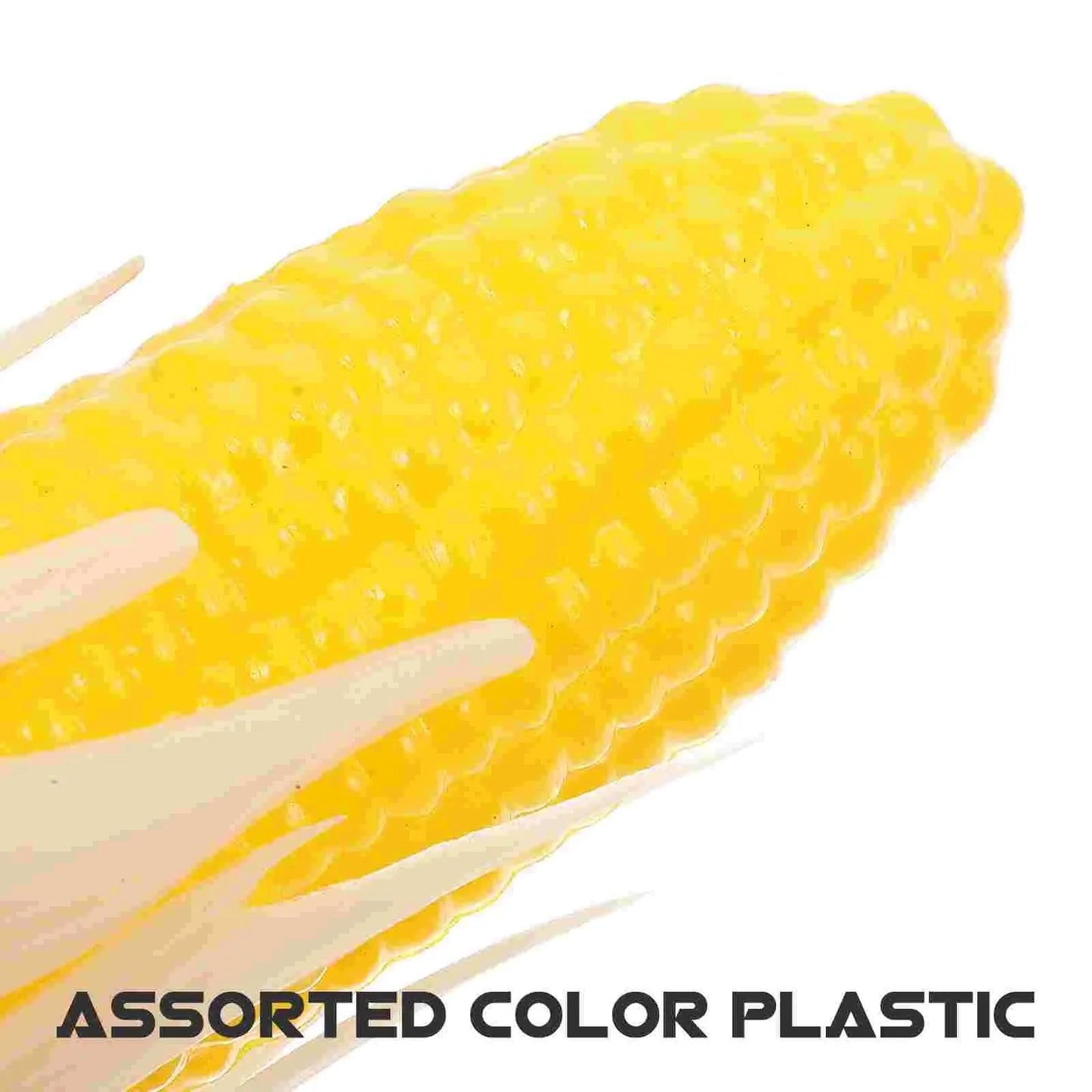 Rynx | Realistic Corn Decoration Set - Four Life-like Plastic Corn for Home and Photography
