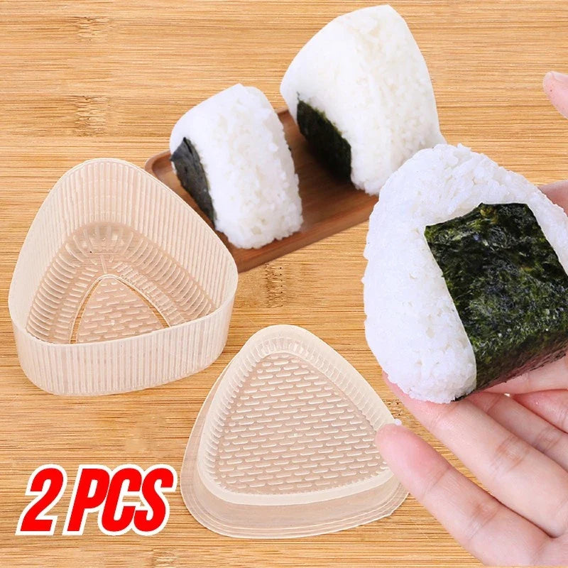 Rynx | Triangular Sushi Maker Kit - DIY Onigiri Rice Ball Press and Mold for Japanese Bento Box Kitchen Tools