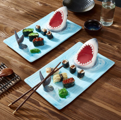 Rynx | Sharkieplate - Ceramic shark mouth plate