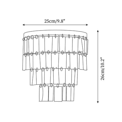 Rynx | Shell Tiered Wall Lamp