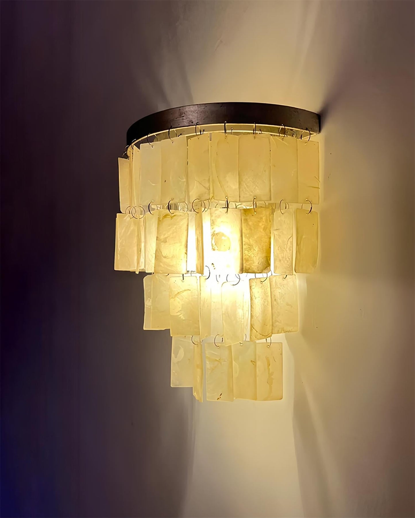 Rynx | Shell Tiered Wall Lamp