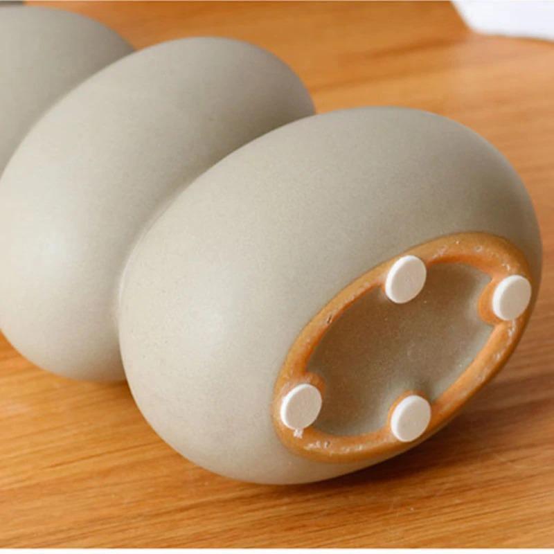 Rynx | EggAura Ceramic Egg Vase | Timeless Design | Handcrafted Decorative Vase | Minimalist Home Accessory