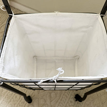Rynx | Multipurpose iron rolling table with basket