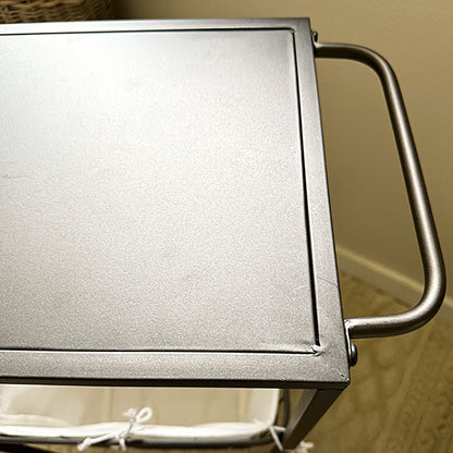 Rynx | Multipurpose iron rolling table with basket