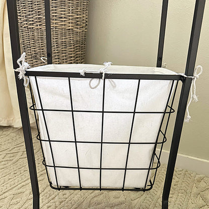 Rynx | Multipurpose iron rolling table with basket