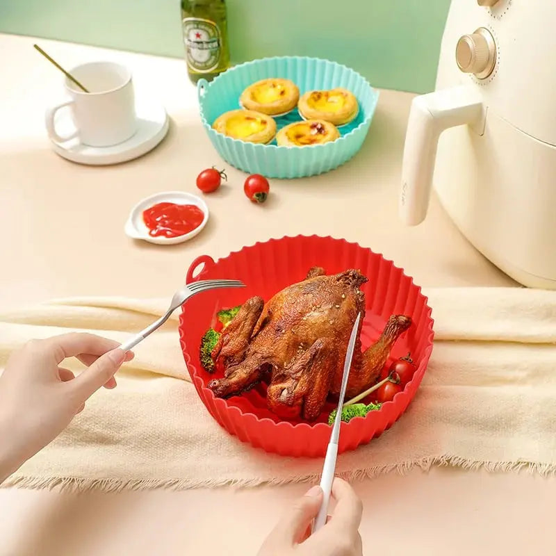 Rynx | Silicone baking insert for air fryer – Non-stick & grease-resistant