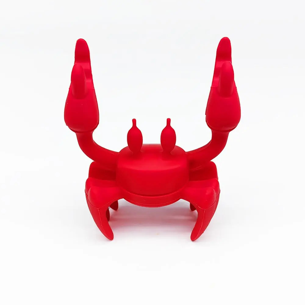 Rynx | Silicone Kitchen Utensil – Cute Crab Holder with Steam Release Function!