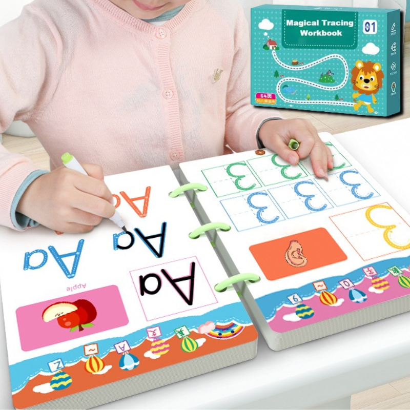 RYNX | Start Writing Book - Education Tracking Workbook For Kids