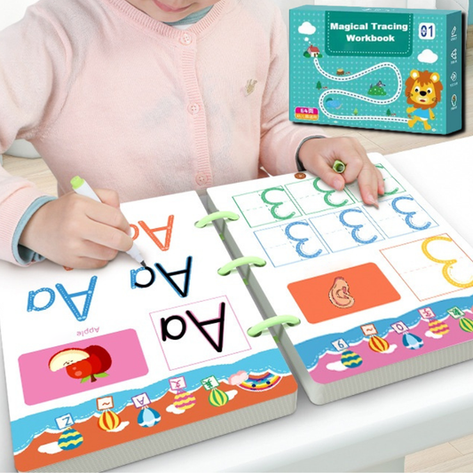 RYNX | Start Writing Book - Education Tracking Workbook For Kids