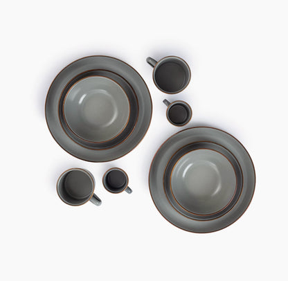 Rynx | Enamelled Tableware Collection - Slate Grey