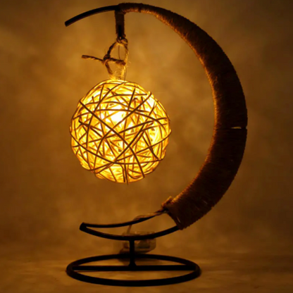 Rynx | Creative Hand Rattan LED Table Lamp