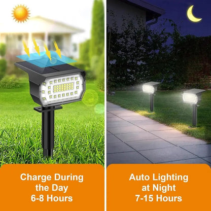 Rynx | Solar-LED-Spotlight for outdoor use – Weatherproof garden lighting with 3 brightness levels
