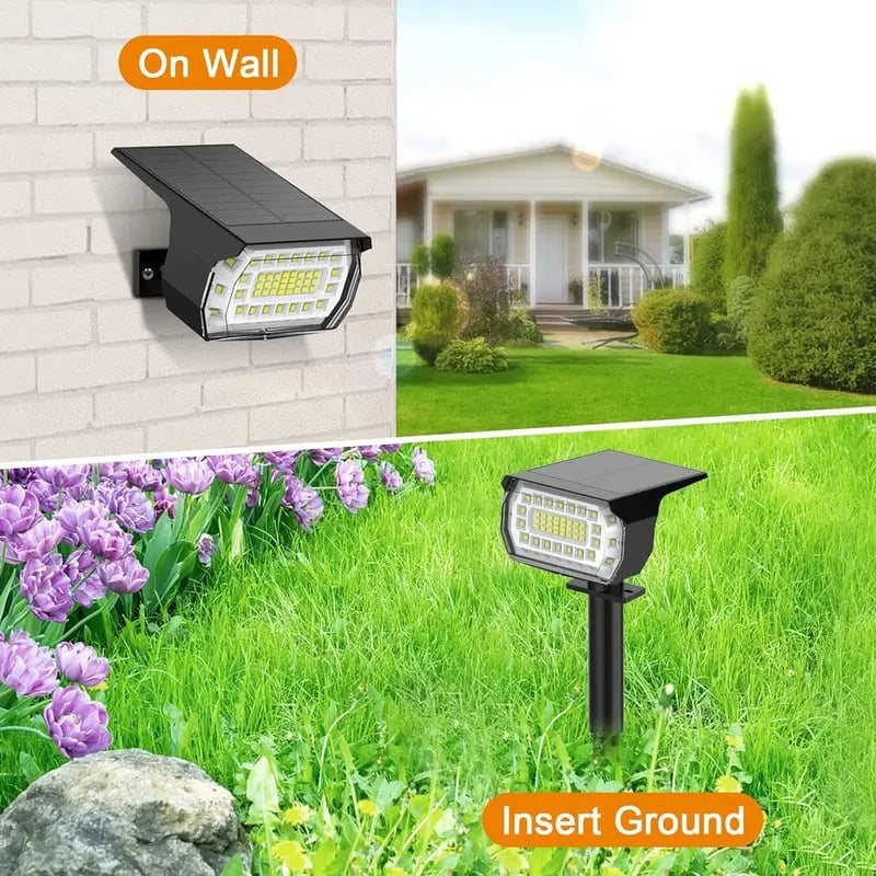 Rynx | Solar-LED-Spotlight for outdoor use – Weatherproof garden lighting with 3 brightness levels