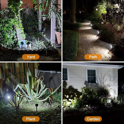 Rynx | Solar-LED-Spotlight for outdoor use – Weatherproof garden lighting with 3 brightness levels