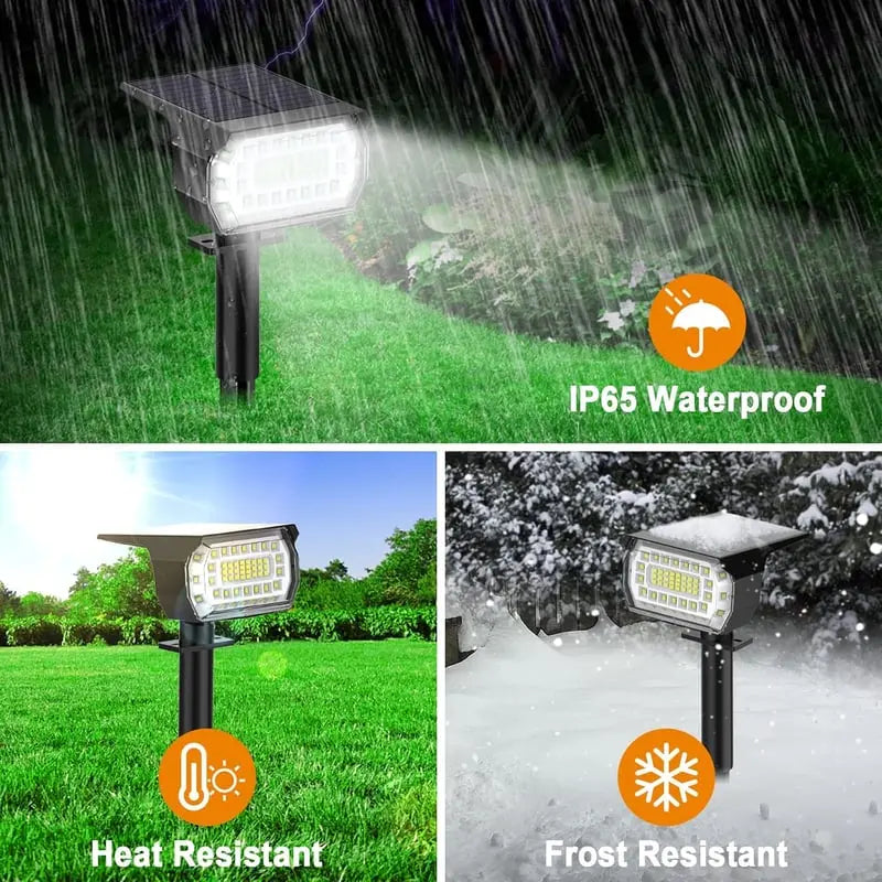 Rynx | Solar-LED-Spotlight for outdoor use – Weatherproof garden lighting with 3 brightness levels