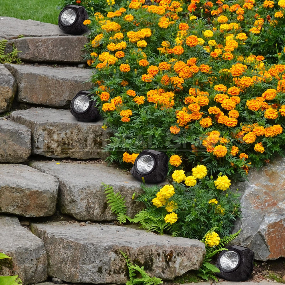 Rynx | Solar Powered Garden Landscape Stone Light