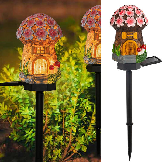 Rynx | Solar-powered LED Fairy House Stake Light