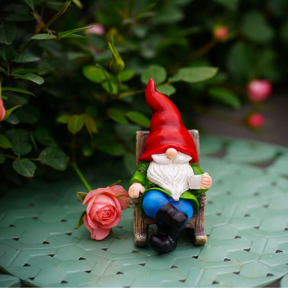 Rynx | Solar Powered LED Garden Gnome Statue