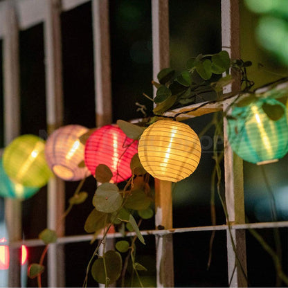 Rynx | Solar-powered LED Silk Lantern Light String