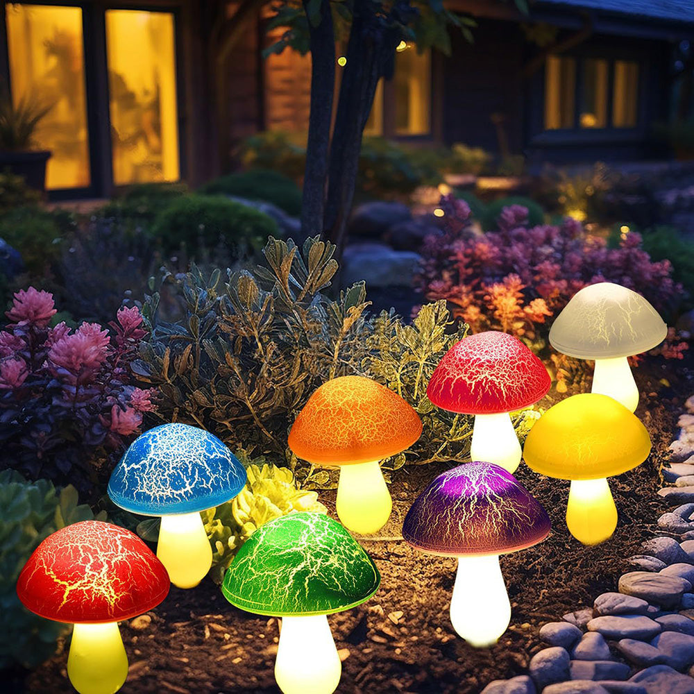 Rynx | Solar-powered mushroom garden stake light