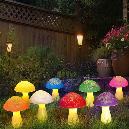 Rynx | Solar-powered mushroom garden stake light