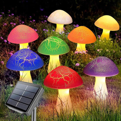 Rynx | Solar-powered mushroom garden stake light