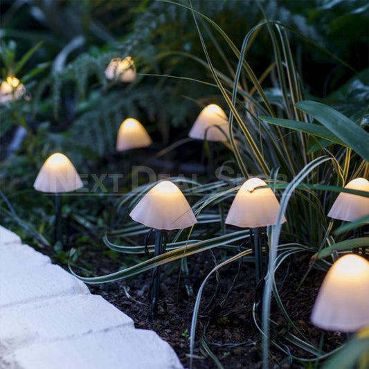 Rynx | Solar-powered mushroom lamps