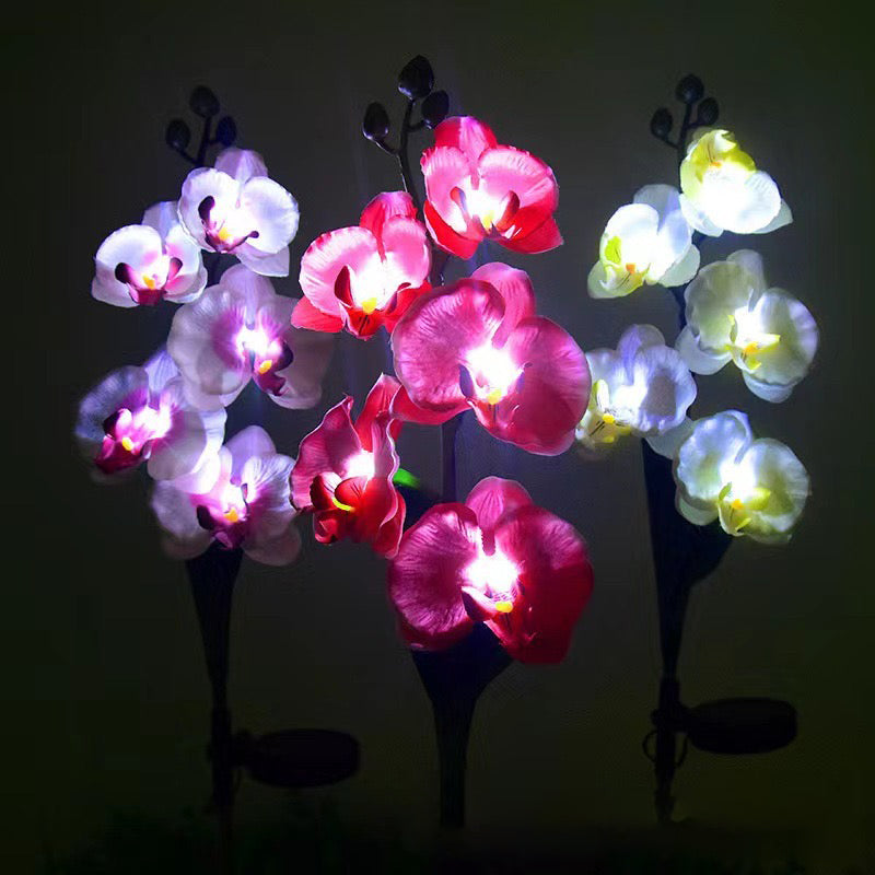 Rynx | Solar-powered orchid flower stake light