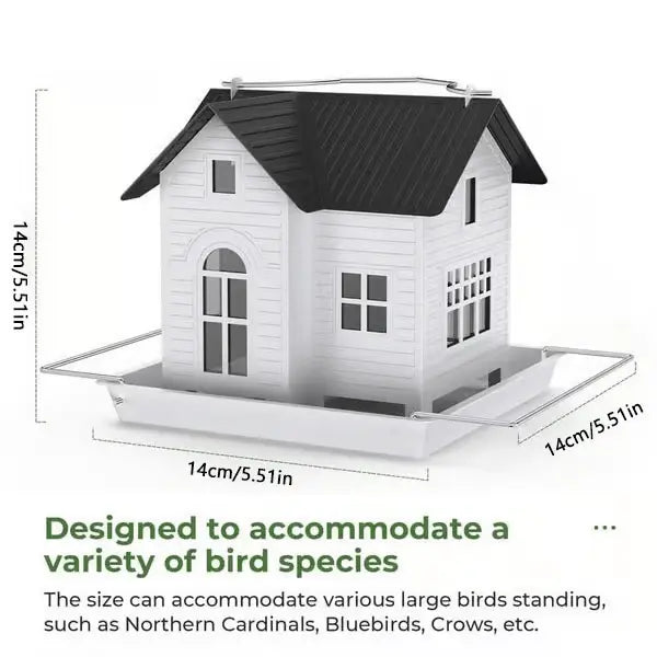 Rynx | Solar-Birdhouse with LED – Illuminating Garden Lantern & Feeder Station in one!