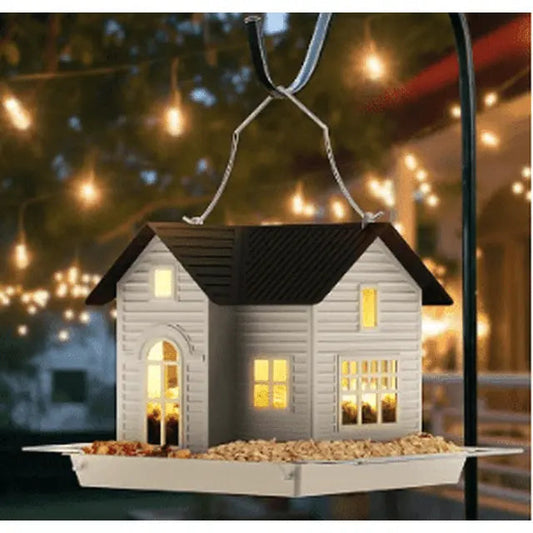 Rynx | Solar-Birdhouse with LED – Illuminating Garden Lantern & Feeder Station in one!
