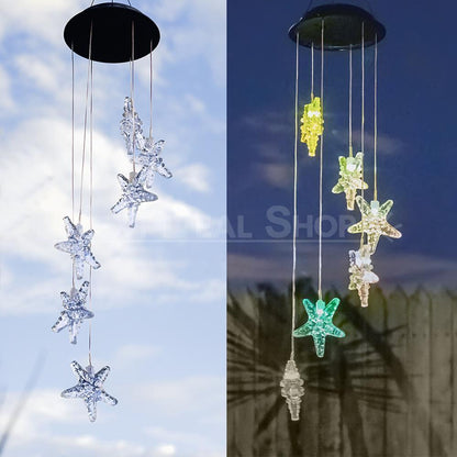 Rynx | Solar-powered hanging starfish light